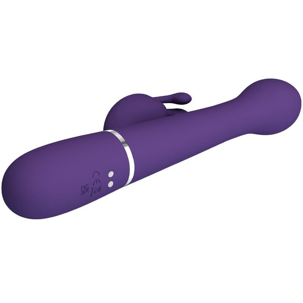 Dejon vibrador rabbit 3 en 1 multifunción morado