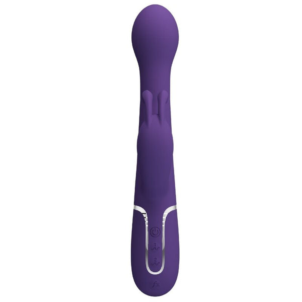 Dejon vibrador rabbit 3 en 1 multifunción morado
