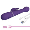 Dejon vibrador rabbit 3 en 1 multifunción morado