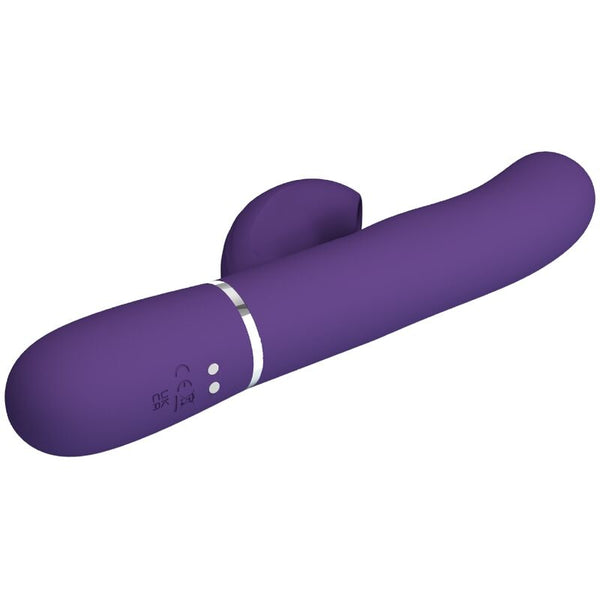 Perlita vibrador Punto G 3 en 1 multifunción morado