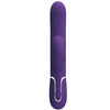 Perlita vibrador Punto G 3 en 1 multifunción morado
