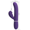Perlita vibrador Punto G 3 en 1 multifunción morado