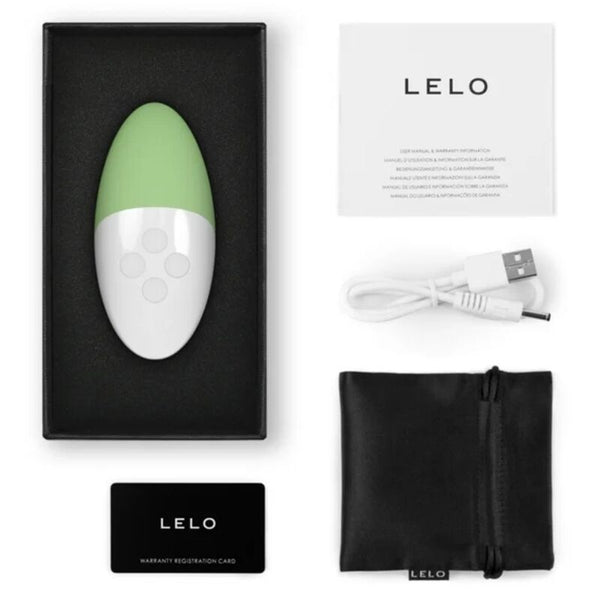 Lelo siri 3 masajeador de clítoris pistachio cream