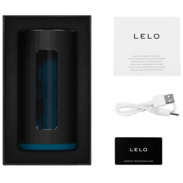Lelo f1s v3 masturbador masculino verde azulado