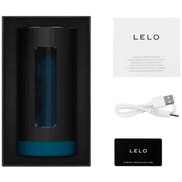 Lelo f1s v3 masturbador masculino verde azulado xl
