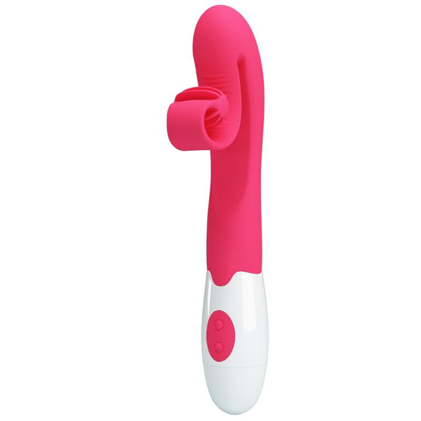 Vibrador y estimulador 30 velocidades rosa