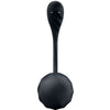 Ribbed petal estimulador Punto G control remoto negro