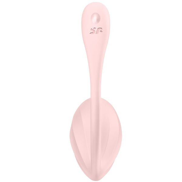 Ribbed petal estimulador Punto G control remoto rosa