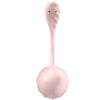 Ribbed petal estimulador Punto G control remoto rosa