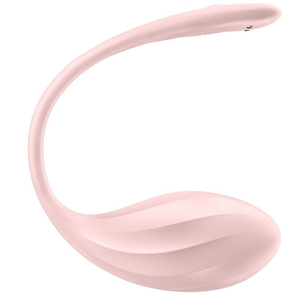 Ribbed petal estimulador Punto G control remoto rosa