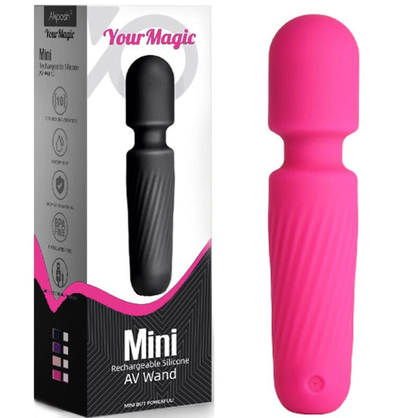 Your magic masajeador y vibrador recargable 10 vibraciones rosa