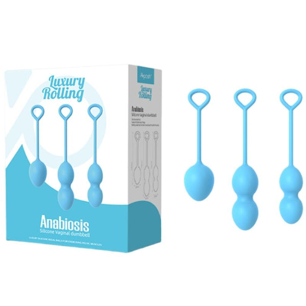 Armony anabiosis pesas vaginales 3 niveles azul