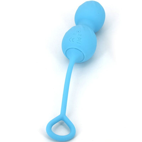 Blossoms pesas vaginales vibrador control remoto 10 vibraciones azul
