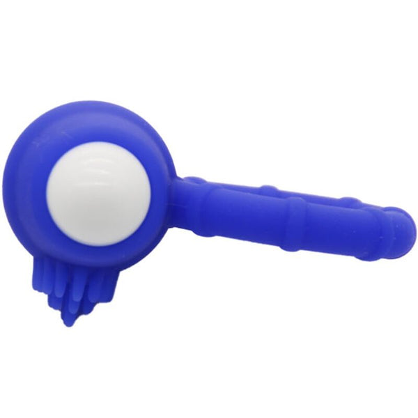 Power o anillo vibrador silicona azul