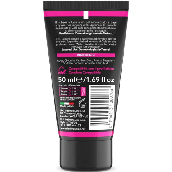 Intimateline gola gel oral cereza 50 ml