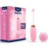 Kitty fun huevo vibrador control remoto 10 vibraciones rosa