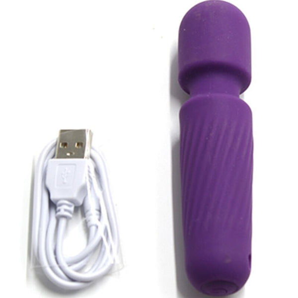 Your magic masajeador y vibrador recargable 10 vibraciones morado
