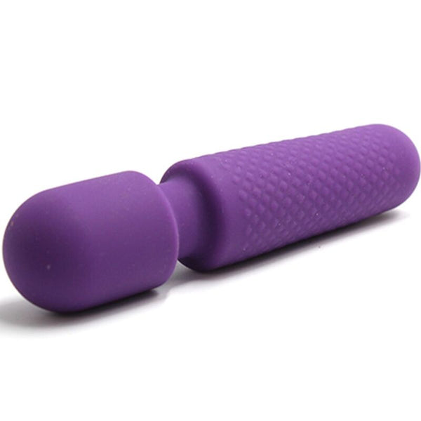 Your magic masajeador y vibrador recargable 10 vibraciones silicona morado