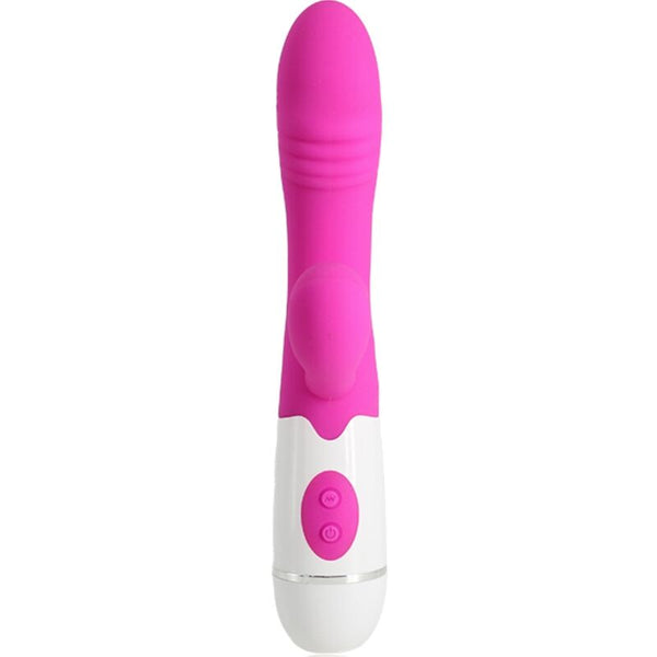 Abby vibrador y estimulador 16 velocidades rosa