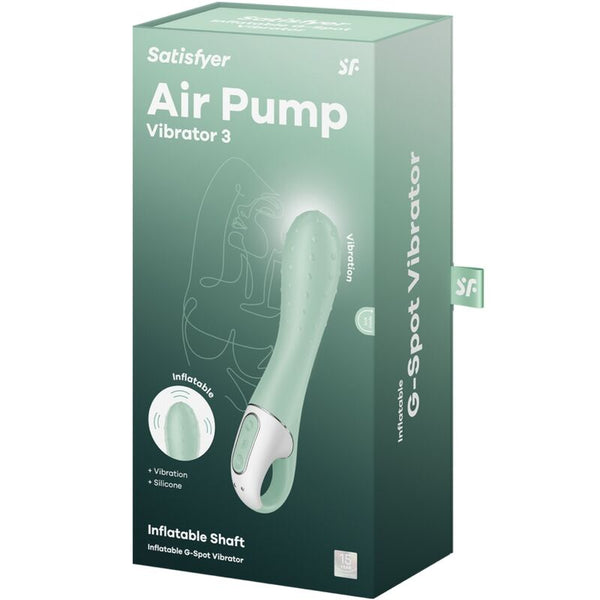 Air pump vibrador 3 inflable Punto G menta