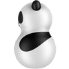 Vibrador blanco y negro satisfyer pocket panda estimulador y