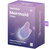 Vibrador violeta y rosa satisfyer mermaid vibes estimulador y