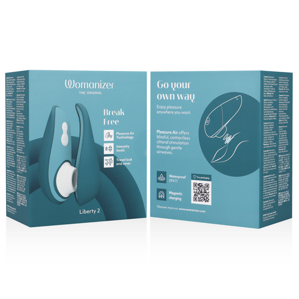 Succionador clítoris azul liberty 2 estimulador y