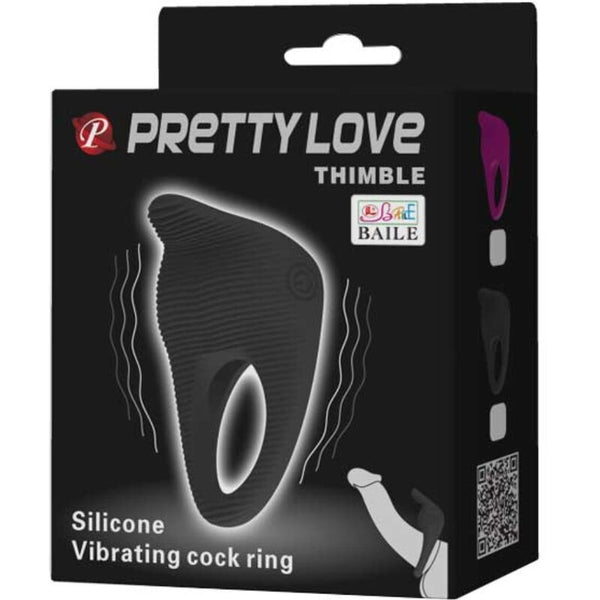 Thimble anillo vibrador negro