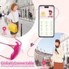 Vibrador para bragas Honeybee para Punto G fucsia