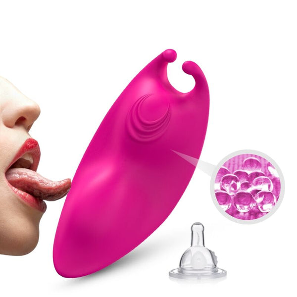 Vibrador para bragas Honeybee para Punto G con control remoto fucsia