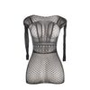 Subblime 951931 vestido de rejilla corto con espalda descubierta talla única