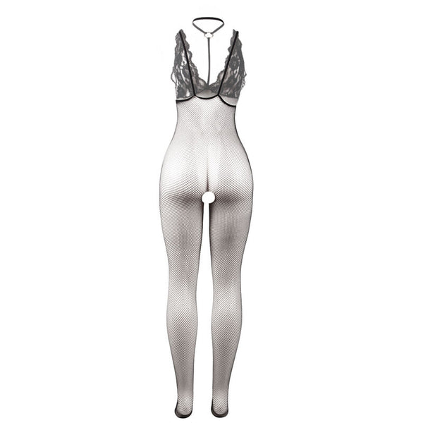 Subblime 951993 body con abertura de rejilla transparente negro talla única