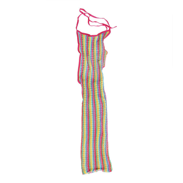 Subblime 952341 vestido de rejilla arcoiris talla única