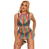 Subblime 952341 vestido de rejilla arcoiris talla única