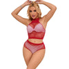 Subblime 952402 set de rejilla con brillantes rojo talla única