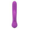 First time vibrador complaciente recargable morado