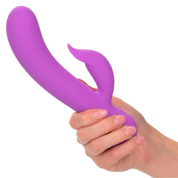 First time vibrador complaciente recargable morado