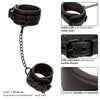 Calexotics nocturnal esposas de tobillo cuero ajustable negro