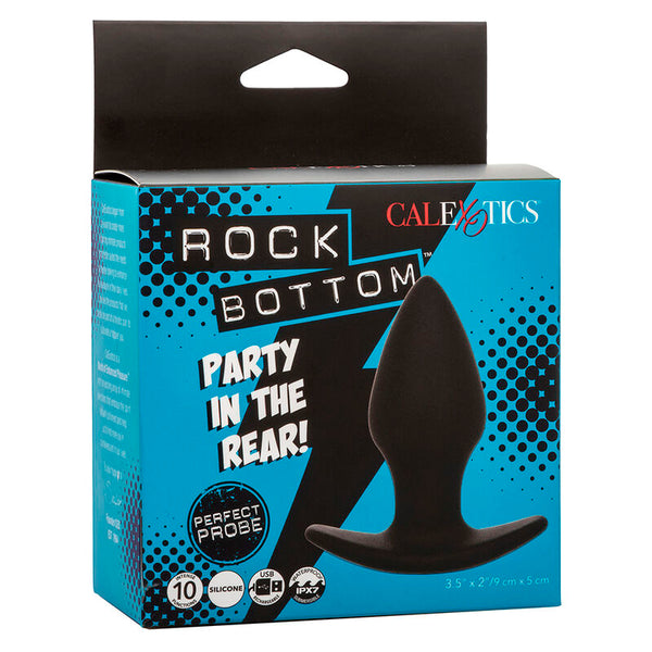 Calexotics rock bottom perfect plug anal 10 vibraciones silicona negro