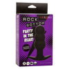 Calexotics rock bottom plug anal con cuentas 10 vibraciones silicona negro