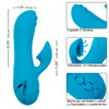 Vibrador y estimulador 10 funciones azul sunset beach seducer