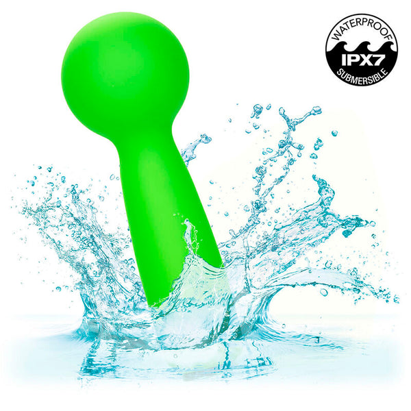 Calexotics neon vibes the bubbly vibe mini masajeador 10 vibraciones verde