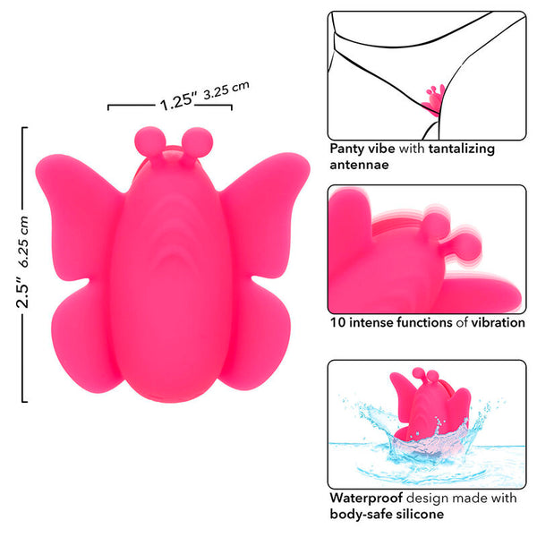 Neon vibes the flutter vibe estimulador 10 vibraciones rosa