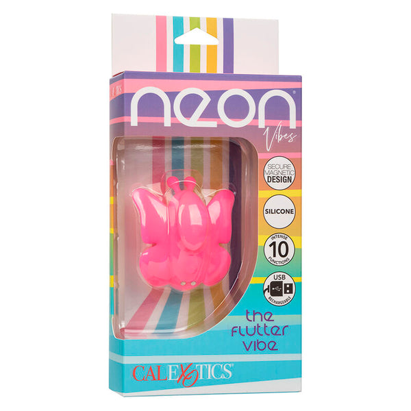 Neon vibes the flutter vibe estimulador 10 vibraciones rosa
