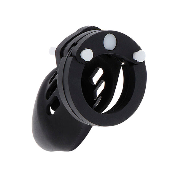 Hidden extreme jaula de castidad silicona talla s negro