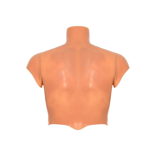 Hidden alter ego camiseta silicona torso masculino con abdominales natural