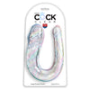 King double trouble dildo doble 44 cm transparente