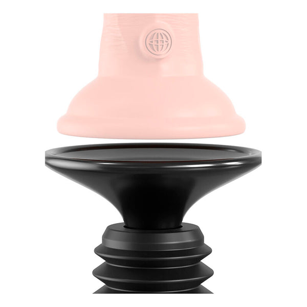 Fetish body dock thruster sujeta dildos con 7 modos de empuje negro
