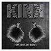 Kink pinzas para pezones con pluma negro 7 cm