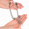 Kink pinzas para pezones con cadena de púas 30 cm